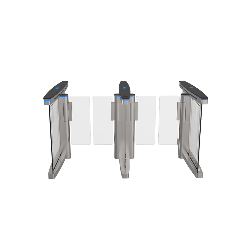 Cancello girevole automatico del portone di velocità di sicurezza dell'ingresso del portone dell'oscillazione del marmo superiore personalizzabile