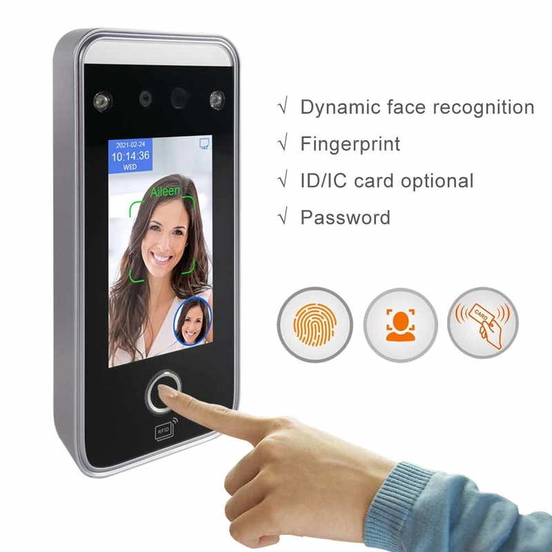Macchina fotografica infrarossa Live Face Detection della macchina biometrica di partecipazione del fronte della registrazione di tempo