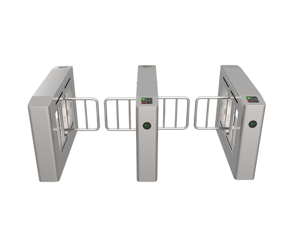 Portone 35w automatico dell'entrata del cancello girevole del lettore di codici a barre di acciaio inossidabile