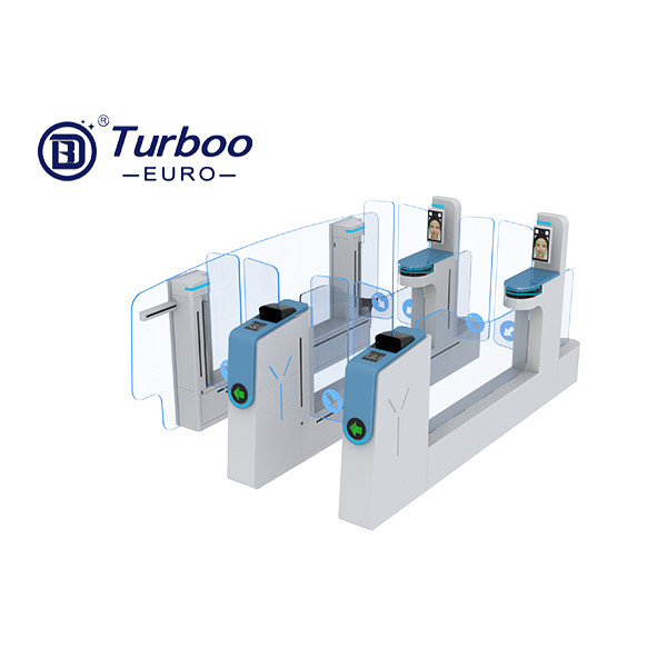 Doppi portoni di oscillazione dell'aeroporto del cancello girevole RS485 del portone di velocità dell'identificazione
